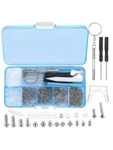 Glasses Repair KitSunglasses Fixing Kit.Eyeglass Nose Pad Repair Kit Eyeglass Repair and  Silicone Nose Pads