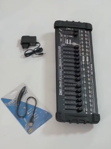 384B DMX512 Light Controller Console with Gooseneck Light for DJ Disco Club Stage Par Lights