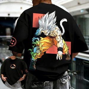 Bandai | DRAGON BALL Mens and Womens T-shirt Son Goku Anime Tee Summer Spring Boys Short Sleeves Pullover Casual Parent-child Outfits