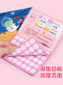 Wish Passbook Elementary School Students Reward Children's Points Card Kindergarten Little Red Flower Collect This Sticker Kids Seal Reward Book Stamp Book Learning Reading Clock-in Notebook For Home. 