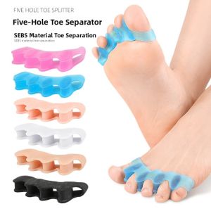 Silicone Finger Separator for Shoe Wearable Thumb Outward Deviation Corrector Fixed Overlapping Toe Splitter Footwear