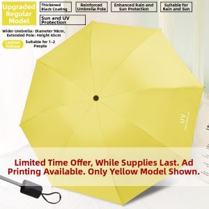 Extra Large Double Portable Sun Protection Rain Umbrella