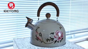 [3L] Worthbuy Premium Kitchen Floral Whistle Kettle Cerek Wisel Tahan Panas Stainless  Steel Kettle Cerek Dapur Moden