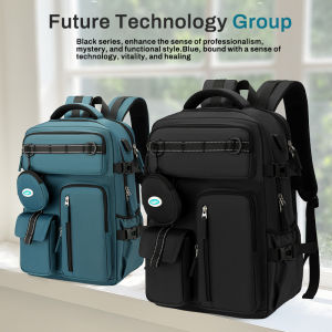 Fashionable large capacity multi pocket multifunctional outdoor travel backpack handbag hiking bag suit