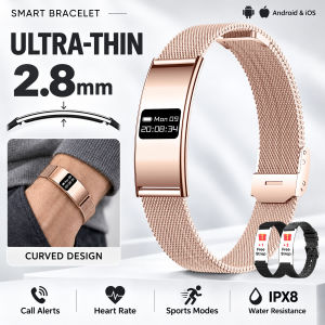 GUHUAVMI | Vòng Đeo Tay Thông Minh Theo Dõi Nhịp Tim Giấc Ngủ Theo Dõi Thể Dục Đồng Hồ Thông Minh Thể Thao Chống Nước Dành Cho Android iOS Nam Nữ Với Chức Năng Đo Nồng Độ Oxy Trong Máu & Nhắc Nhở Tin Nhắn