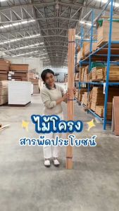 WOOD OUTLET (คลังวัสดุไม้) ไม้โครงจ็อย ยาว 50ซม มัดละ 10 เส้น ไม้โครงเฟอร์ ไม้ DIY งานตกแต่งพร้อมส่ง