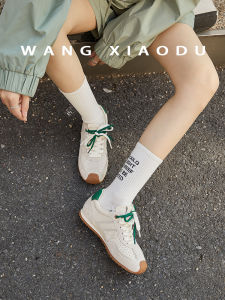 Vogue Retro Street American Style Womens Casual Shoes Double Color Laces Deqin Spring New Model Comfortable Fashion Sneakers