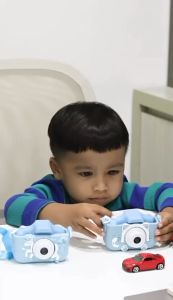 Kamera Digital Anak Mini Games Foto Video For Kids 1080p Layar IPS Single Shots Bersama Baterai