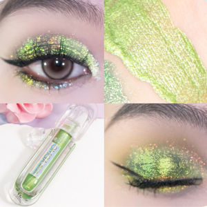 Phấn Mắt Dạng Lỏng Chameleon Pearlescent Shimmer Long-Lasting Glitter Highlighter Single Color Metal Finish Sparkling Sequins Eyeshadow