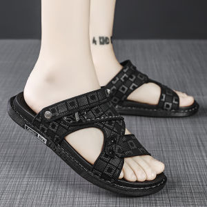 Large Size Mens Sandals Summer Outdoor Anti-Slip Driving Slippers Casual Sports Beach Flip Flops Breathable Comfortable EVA