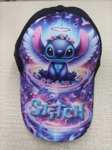 Cute Stitch character adjustable cap for kids