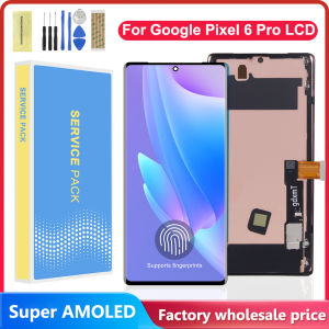 Super AMOLED LCD With Frame For Google Pixel 6 Pro LCD For Google Pixel 6Pro GLUOG G8VOU Display Screen Touch Digitizer Assembly
