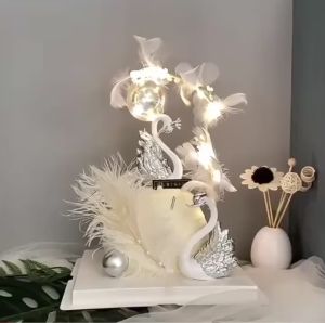 Ready Stock Shawn Swan Cake Topper Birthday Topper