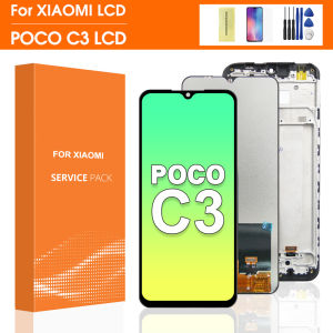6.43 For Xiaomi Pocophone Poco C3 LCD Display Touch Screen Assembly Replacement For Poco C3 M2006C3MI MZB07RHIN Screen