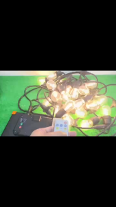 Dây Đèn Led trang trí năng lượng mặt trời cao cấp Mifidi Ánh sáng Vàng dài đến 10 mét 20 bóng lớn Sáng trên 12 giờ Tấm pin Mono lớn BH VIP tận nhà 1 năm