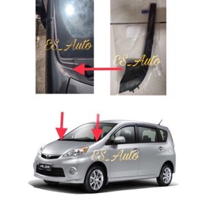 *ORIGINAL PERODUA ALZA ALL MODEL FRONT WINDSCRREN WIPER GRILLE SIDE COVER SEAL GARNISH/DEPAN CERMIN WIPER PENUTUP