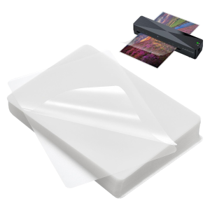100 Pack A4/3R/4R/5R Thermal Laminating Sheets 60 Mic Clear round Corner Pouches Compatible with All Thermal Laminators