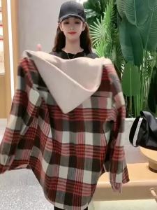 Plush Checkered Warm Shirt Flannel