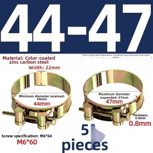 TIANZHUOJINSHU | Stainless Steel Adjustable Heavy Duty Clamps for Pipes and Hoses