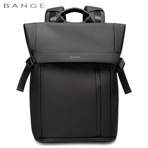 Bange Men Fashion Backpack 15.6 inch Multifunctional Waterproof Backpack Daily Travel Bag Casual School Rucksack with Buckle