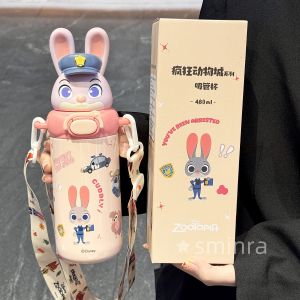 Cốc Nước Giữ Nhiệt Judy Nickel Dành Cho Trẻ Em Có Dây Đeo Cổ Cốc Hình Con Vật Hoạt Hình Dễ Thương Cốc Nước Giữ Nhiệt Cho Trẻ Em Đi Học