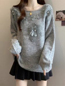 AIYITI | Elegant Embroidery Floral Knitwear