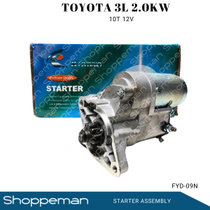 TOYOTA 3L 5L DUNA STARTER ASSEMBLY MOTOR 2.0KW 10T 12V 228000-0640 FYD-09N