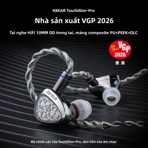 Tai Nghe KBEAR Tourbillon-Pro TB-PRO 10mm DD Độ Phân Giải Cao Loại In-Ear Có Dây Chuẩn Type-C Chất Lượng Âm Thanh HIFI Với Màng Loa Tổng Hợp PU+PEEK+DLC