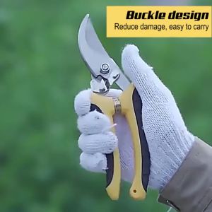 Gardening Pruning Shears High Carbon Steel Scissors Garden Plant Scissors Branch Hands Pruner Cutter for Planting Bonsai
