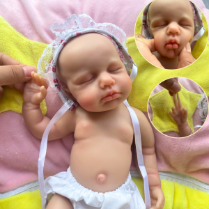 Búp Bê Sơ Sinh Silicon Toàn Thân 13 Inch LouLou Bé Gái Có Thể Giặt Thân Mềm Sống Động Như Thật Quà Tặng Sinh Nhật Giáng Sinh Dành Cho Độ Tuổi 14+