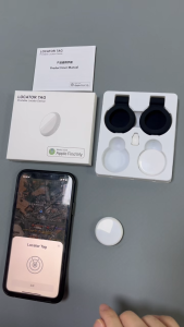 Apple GPS Tracker Anti-Lost Locator Compatible with Apple FindMy & Google FindHub Dual Systems Smart Item Finder for Pet Kids Bag Wallet 苹果系统防丢器