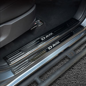 Threshold Door Welcome pedal for ISUZU D-MAX 2020 2021 2022 Stainless Steel Scuff Plate Edge DMAX Guards cover trim strip Accessories