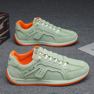 Green Mens Shoes 2024 New Summer Casual Slip-On Anti-Slip Running Agan Shoes Mens Versatile Sports Trendy Shoes