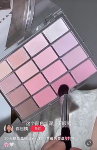 cadia🔥 Palet Perona Mata 16 warna Perona Mata Matte Berkilau Mutiara Perona Mata Harian