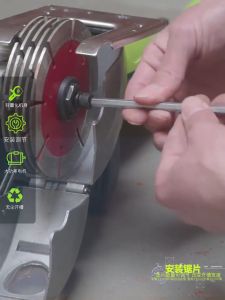 5800W Wall Chaser Machine Electric Slot Machine 30mm Wall Groove Cutting Machine Bumper Machine for Brick Granite Marble Concrete Cutter Cement Cutter Notcher Groover Malay Plug