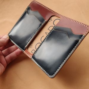 Dompet Pria Kulit Sapi model bifold Terbaru Super Mengkilap