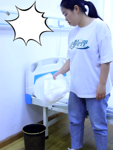 50Pcs Disposable Urine Bag for Elderly Mens Bed PE Urine Bag