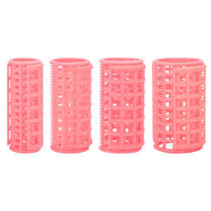 12 Chiếc Hồng Không Nhiệt Máy Uốn Tóc Con Lăn Bộ Tay Cầm Lớn Kẹp Lười Lọn Tóc Làm Tóc Tự Tạo Kiểu Dụng Cụ Dành Cho Nữ