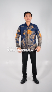 Batik Handara - Surya Manggala Kemeja Pria Furing Erro