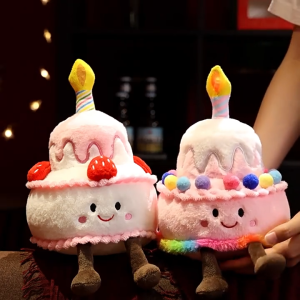 ตุ๊กตา ตุ๊กตาเค้กวันเกิดจำลอง ตุ๊กตาเค้กร้องเพลงวันเกิดได้ มีเพลง เทียนจําลอง ของขวัญวันเกิด สําหรับเด็ก