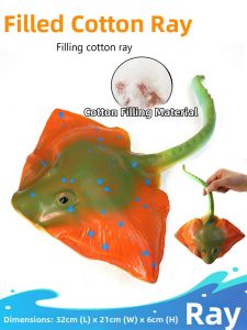 Realistic Large Soft Rubber Durable Ocean Animal Toys