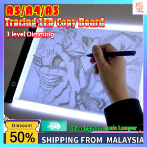 Upgraded A4/A3 LED Copy Board with Scale Magnetic Professional Light Table Black Edging with 4 Magnets Artcraft Tracing Pad Light Box Tracer for Christmas Gift Diamond Painting X-ray View Artists Drawing Sketching Animation Stenciling