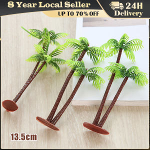 5/10Pcs Plastic Coconut Palm Tree Simulation Bonsai Crafts Landscape for Fish Tank Pond Aquarium DIY Decor Miniature Fake Plants Artificial Coconut Tree Mini Props Sand Table Decoration Coconut Tree Model Fish Tank Scenery Cake Baking Floral Accessorion
