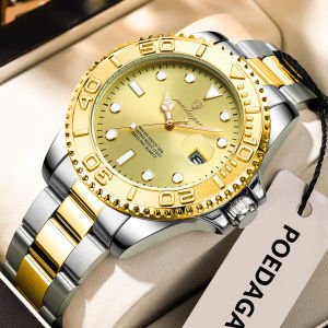 POEDAGAR Original Luxury Man Wristwatch Waterproof Luminous Date Men Watch Stainless Steel Fashion Business Mens Quartz Watches