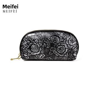 MEIFEI | Portable Hand-held Clutch Summer New Leather Embossed Large Capacity