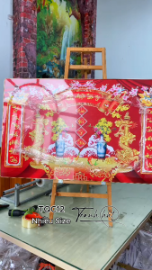 Tranh cửu huyền thất tổ tranh phòng thờ tổ tiên Tranh treo tường phòng thờ nhà có hương tổ tráng gương TQC12