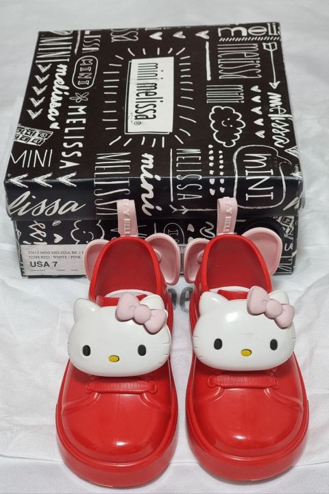 Mini melissa hello kitty hot sale shoes