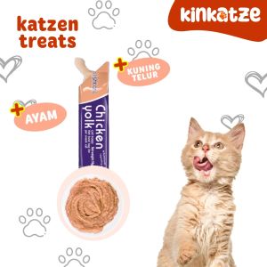 [TERMURAH] Katzen Treats Snack Hewan Peliharaan Cat Strip untuk Kitten dan Kucing Dewasa | Snack Kucing Creamy Treats