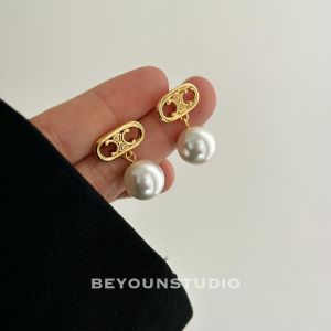 Zuoran Pearl Design Sensation Small Luxury High-End Ear Studs Womens Fashion Jewelry Earrings Korean Style Fruit Pattern