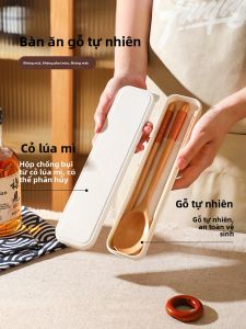 SHELI | Portable Wooden Chopsticks and Spoon Set for One Person